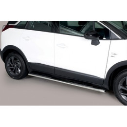Praguri Laterale, Misutonida 4x4 Oval Grand Pedana, Culoare Argintiu, Opel Crossland X - EDK.ro