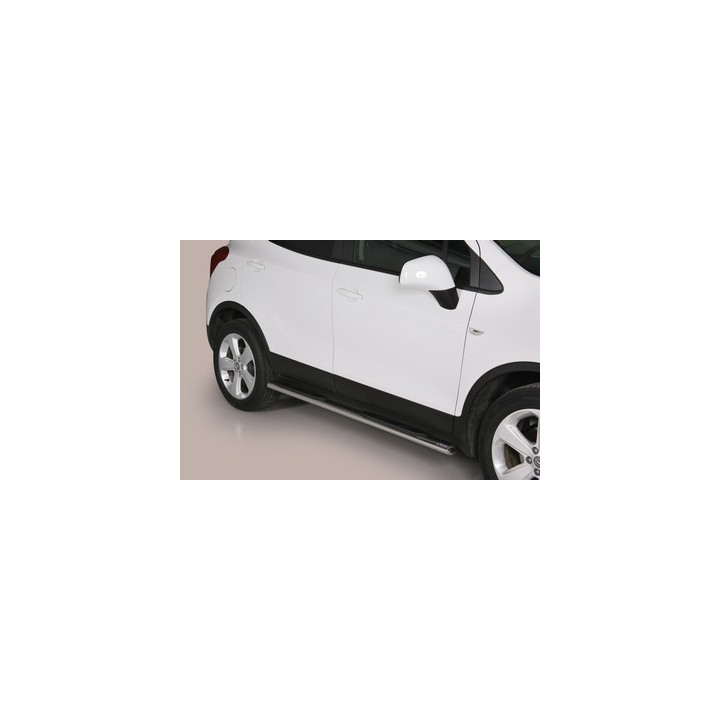 Side Steps, Misutonida 4x4 Oval Grand Pedana, Color Black, Opel Mokka X - EDK.ro