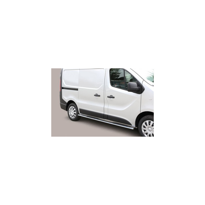 Praguri Laterale, Misutonida 4x4 Oval Grand Pedana, Culoare Argintiu, Opel Vivaro 2014 - 2018 - EDK.ro