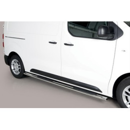Side Steps, Misutonida 4x4 Oval Grand Pedana, Color Silver, Opel Zafira Life 2020 - Present - EDK.ro