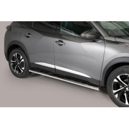 Side Steps, Misutonida 4x4 Oval Grand Pedana, Color Silver, Peugeot 2008 - EDK.ro
