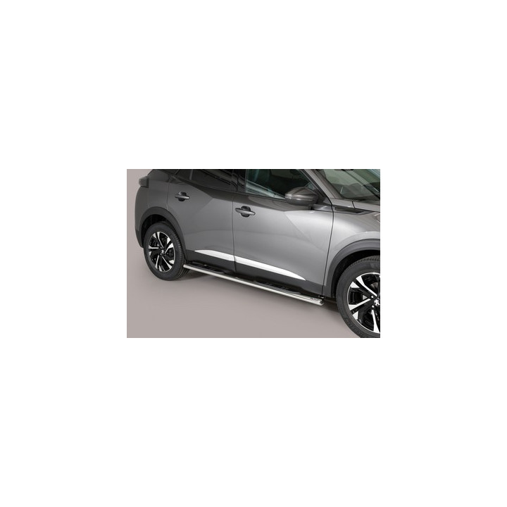 Side Steps, Misutonida 4x4 Oval Grand Pedana, Color Silver, Peugeot 2008 - EDK.ro