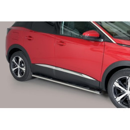 Praguri Laterale, Misutonida 4x4 Oval Grand Pedana, Culoare Negru, Peugeot 3008 2016 - Prezent - EDK.ro