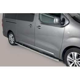 Side Steps, Misutonida 4x4 Oval Grand Pedana, Color Silver, Peugeot Expert 2016 - Present - EDK.ro
