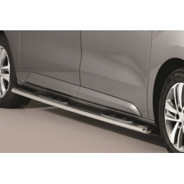 Side Steps, Misutonida 4x4 Oval Grand Pedana, Color Silver, Peugeot Expert 2016 - Present - EDK.ro