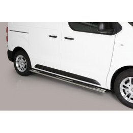 Side Steps, Misutonida 4x4 Oval Grand Pedana, Color Silver, Peugeot Expert 2016 - Present - EDK.ro