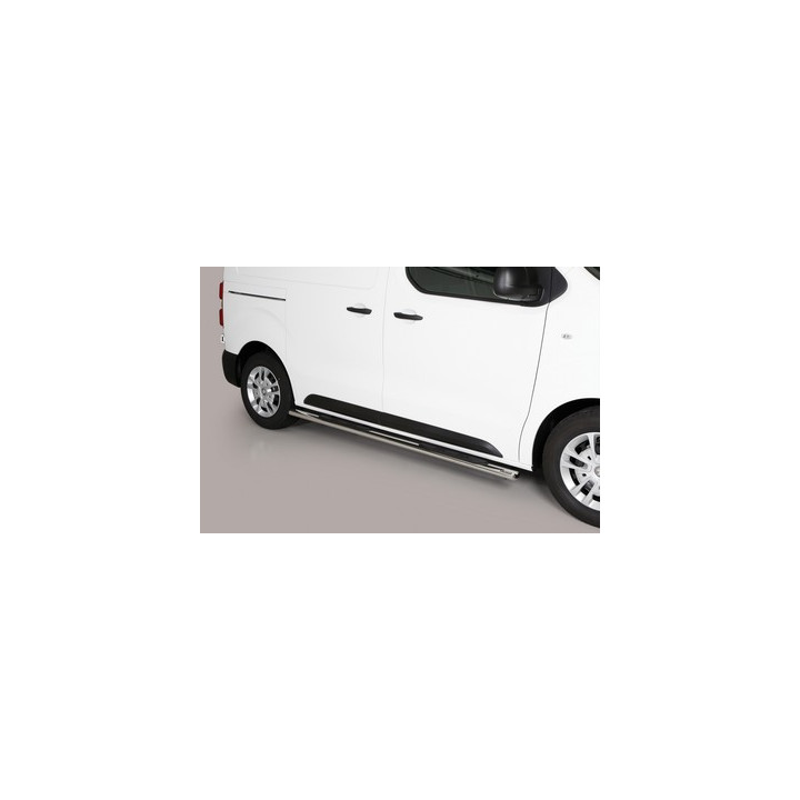 Praguri Laterale, Misutonida 4x4 Oval Grand Pedana, Culoare Argintiu, Peugeot Expert 2016 - Prezent - EDK.ro