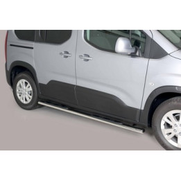 Praguri Laterale, Misutonida 4x4 Oval Grand Step, Culoare Argintiu, Peugeot Rifter 2018 - Prezent - EDK.ro