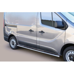 Praguri Laterale, Misutonida 4x4 Oval Grand Pedana, Culoare Argintiu, Renault Trafic 2014 - Prezent - EDK.ro