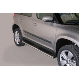 Praguri Laterale, Misutonida 4x4 Oval Grand Pedana, Culoare Negru, Škoda Yeti - EDK.ro