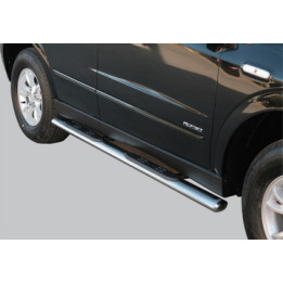 Praguri Laterale, Misutonida 4x4 Oval Grand Pedana, Culoare Argintiu, SsangYong Actyon - EDK.ro