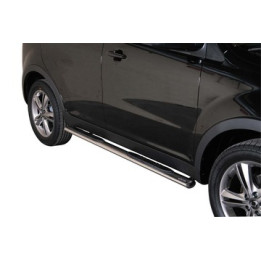 Side Steps, Misutonida 4x4 Oval Grand Pedana, Color Black, SsangYong Korando - EDK.ro