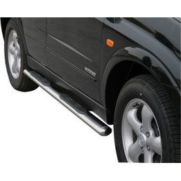 Praguri Laterale, Misutonida 4x4 Oval Grand Pedana, Culoare Argintiu, SsangYong Kyron - EDK.ro