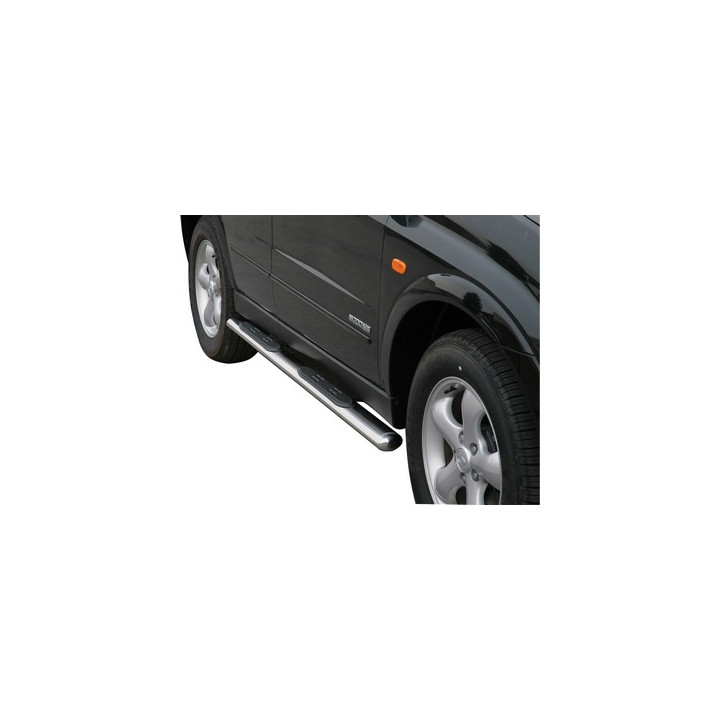 Praguri Laterale, Misutonida 4x4 Oval Grand Pedana, Culoare Argintiu, SsangYong Kyron - EDK.ro