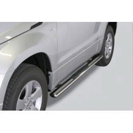 Side Steps, Misutonida 4x4 Oval Grand Step, Color Black, Suzuki Grand Vitara 2005 - 2008 - EDK.ro