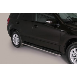 Praguri Laterale, Misutonida 4x4 Oval Grand Step, Culoare Negru, Suzuki Grand Vitara 2009 - 2012 - EDK.ro