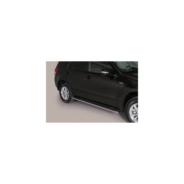 Praguri Laterale, Misutonida 4x4 Oval Grand Step, Culoare Negru, Suzuki Grand Vitara 2009 - 2012 - EDK.ro