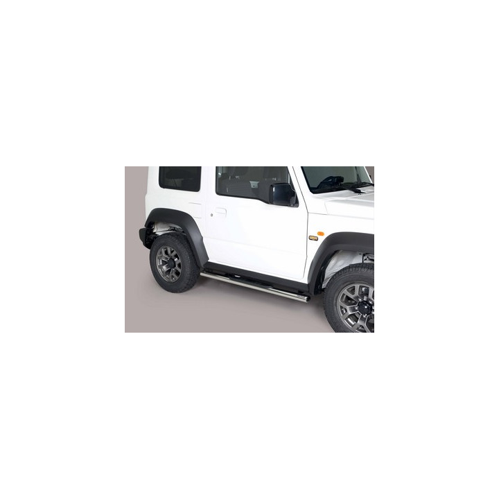 Praguri Laterale, Misutonida 4x4 Oval Grand Pedana, Culoare Argintiu, Suzuki Jimny - EDK.ro