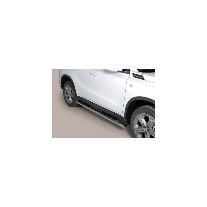 Side Steps, Misutonida 4x4 Oval Grand Pedana, Color Black, Suzuki Vitara 2015 - 2018 - EDK.ro