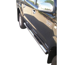 Side Steps, Misutonida 4x4 Oval Grand Step, Color Black, Toyota Hilux 2011 - 2015 - EDK.ro