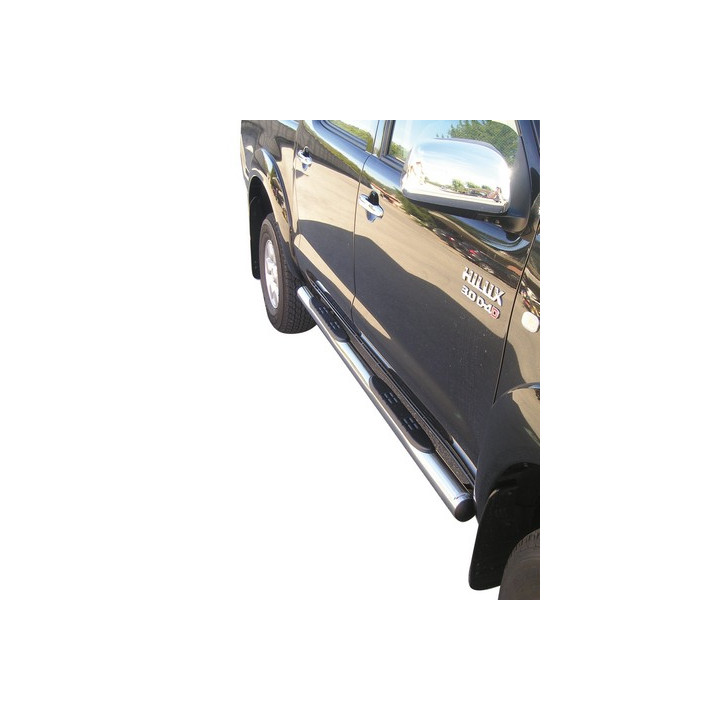 Side Steps, Misutonida 4x4 Oval Grand Step, Color Black, Toyota Hilux 2011 - 2015 - EDK.ro