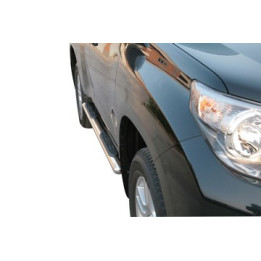 Side Steps, Misutonida 4x4 Oval Grand Pedana, Color Silver, Toyota Land Cruiser 150 2018 - 2024 - EDK.ro