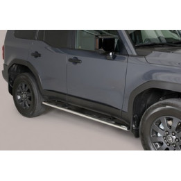 Side Steps, Misutonida 4x4 Oval Grand Pedana, Color Silver, Toyota Land Cruiser 250 2025 - Present - EDK.ro