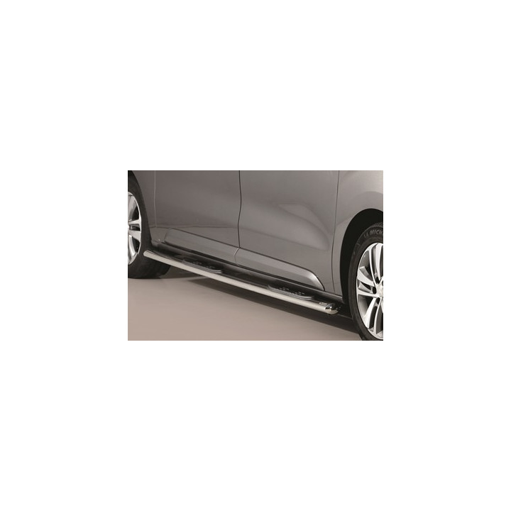 Side Steps, Misutonida 4x4 Oval Grand Pedana, Color Silver, Toyota ProAce 2016 - Present - EDK.ro