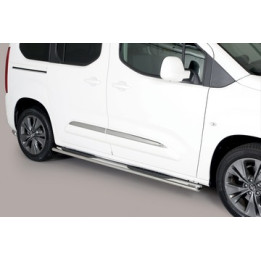 Praguri Laterale, Misutonida 4x4 Oval Grand Pedana, Culoare Argintiu, Toyota ProAce City - EDK.ro
