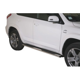 Side Steps, Misutonida 4x4 Oval Grand Pedana, Color Silver, Toyota RAV4 2010 - 2012 - EDK.ro