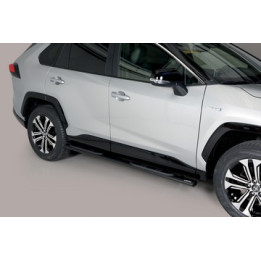 Side Steps, Misutonida 4x4 Oval Grand Pedana, Color Black, Toyota RAV4 2019 - Present - EDK.ro