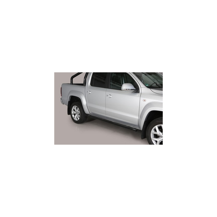 Side Steps, Misutonida 4x4 Oval Grand Pedana, Color Black, Volkswagen Amarok - EDK.ro