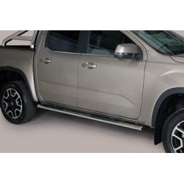 Side Steps, Misutonida 4x4 Oval Grand Pedana, Color Silver, Volkswagen Amarok - EDK.ro