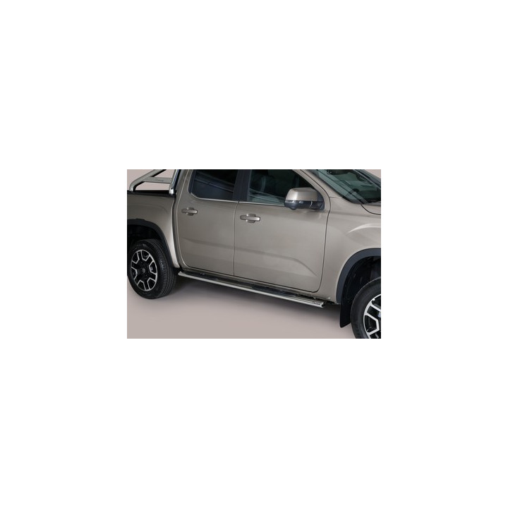Side Steps, Misutonida 4x4 Oval Grand Pedana, Color Silver, Volkswagen Amarok - EDK.ro