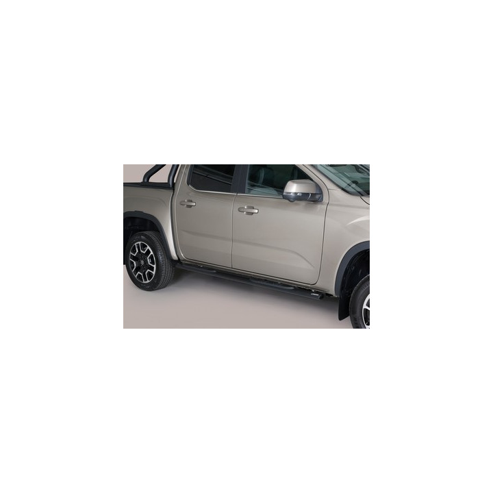 Side Steps, Misutonida 4x4 Oval Grand Pedana, Color Black, Volkswagen Amarok - EDK.ro