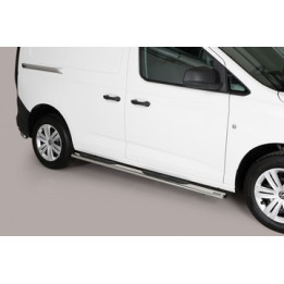 Side Steps, Misutonida 4x4 Oval Grand Pedana, Color Silver, Volkswagen Caddy 2021 - Present - EDK.ro
