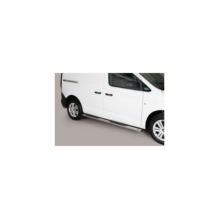 Side Steps, Misutonida 4x4 Oval Grand Pedana, Color Black, Volkswagen Caddy 2021 - Present - EDK.ro