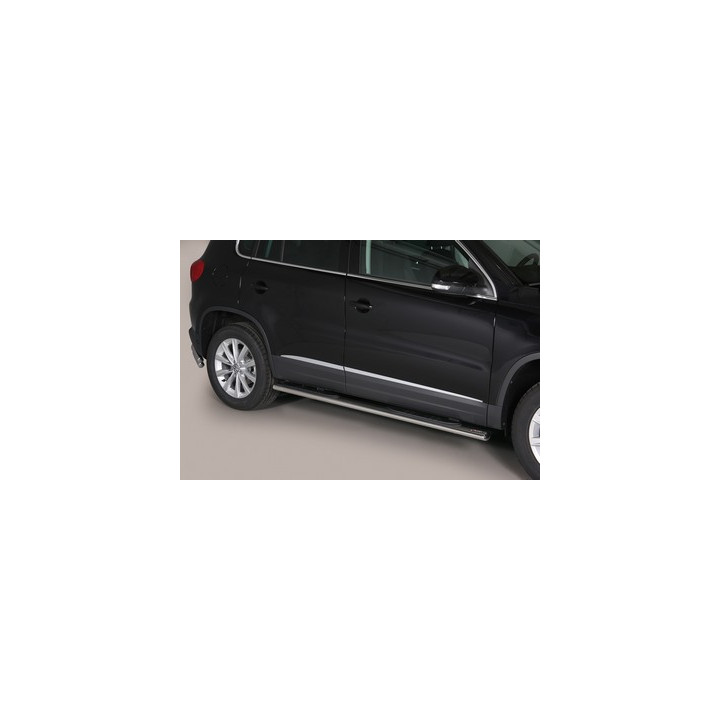 Side Steps, Misutonida 4x4 Oval Grand Pedana, Color Silver, Volkswagen Tiguan - EDK.ro
