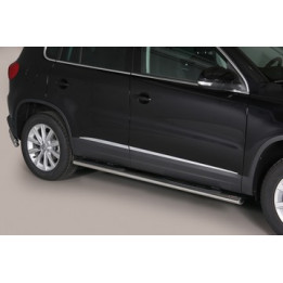 Side Steps, Misutonida 4x4 Oval Grand Pedana, Color Black, Volkswagen Tiguan - EDK.ro