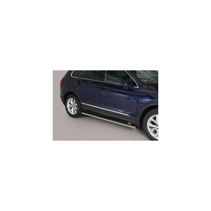 Praguri Laterale, Misutonida 4x4 Oval Grand Pedana, Culoare Negru, Volkswagen Tiguan - EDK.ro