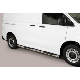 Side Steps, Misutonida 4x4 Oval Grand Pedana, Color Silver, Volkswagen Transporter T7 2025 - Present - EDK.ro