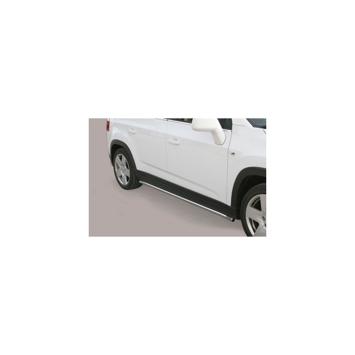 Side Steps, Misutonida 4x4 Short Sidesteps, Color Silver, Chevrolet Orlando - EDK.ro