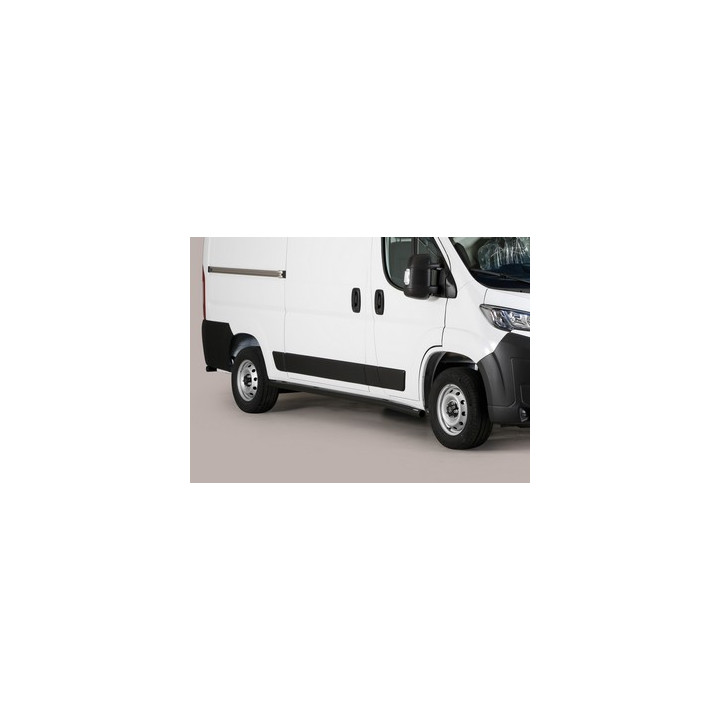 Side Steps, Misutonida 4x4 Short Sidesteps, Color Black, Citroën Jumper 2014 - 2023 - EDK.ro