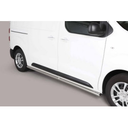 Side Steps, Misutonida 4x4 Short Sidesteps, Color Silver, Citroën Jumpy 2016 - Present - EDK.ro