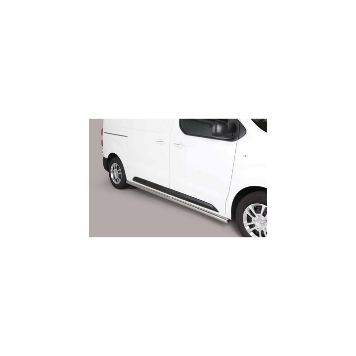 Praguri Laterale, Misutonida 4x4 Short Sidesteps, Culoare Argintiu, Citroën Jumpy 2016 - Prezent - EDK.ro