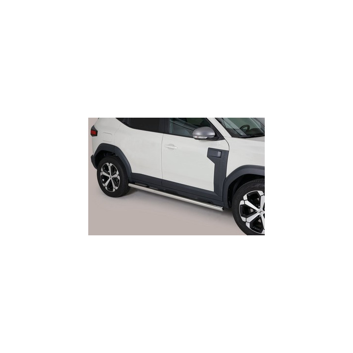 Side Steps, Misutonida 4x4 Short Sidesteps, Color Silver, Dacia Duster - EDK.ro