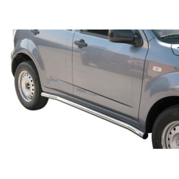 Side Steps, Misutonida 4x4 Short Sidesteps, Color Silver, Daihatsu Terios 2009 - 2017 - EDK.ro