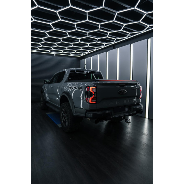 Manual Roll Top Tonneau Bed Cover, Tessera 4x4 Roll+, Ford Ranger Raptor Double Cab 2023 - Present - EDK.ro