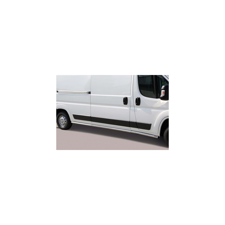 Praguri Laterale, Misutonida 4x4 Short Sidesteps, Culoare Argintiu, Fiat Ducato 2014 - Prezent - EDK.ro