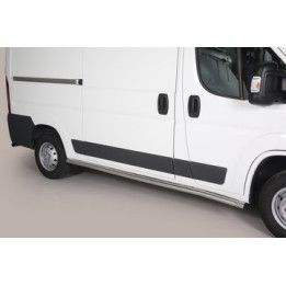 Praguri Laterale, Misutonida 4x4 Short Sidesteps, Culoare Argintiu, Fiat Ducato 2014 - Prezent - EDK.ro